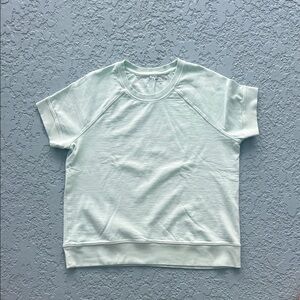 Athleta Mint Green Short Sleeve sweatshirt